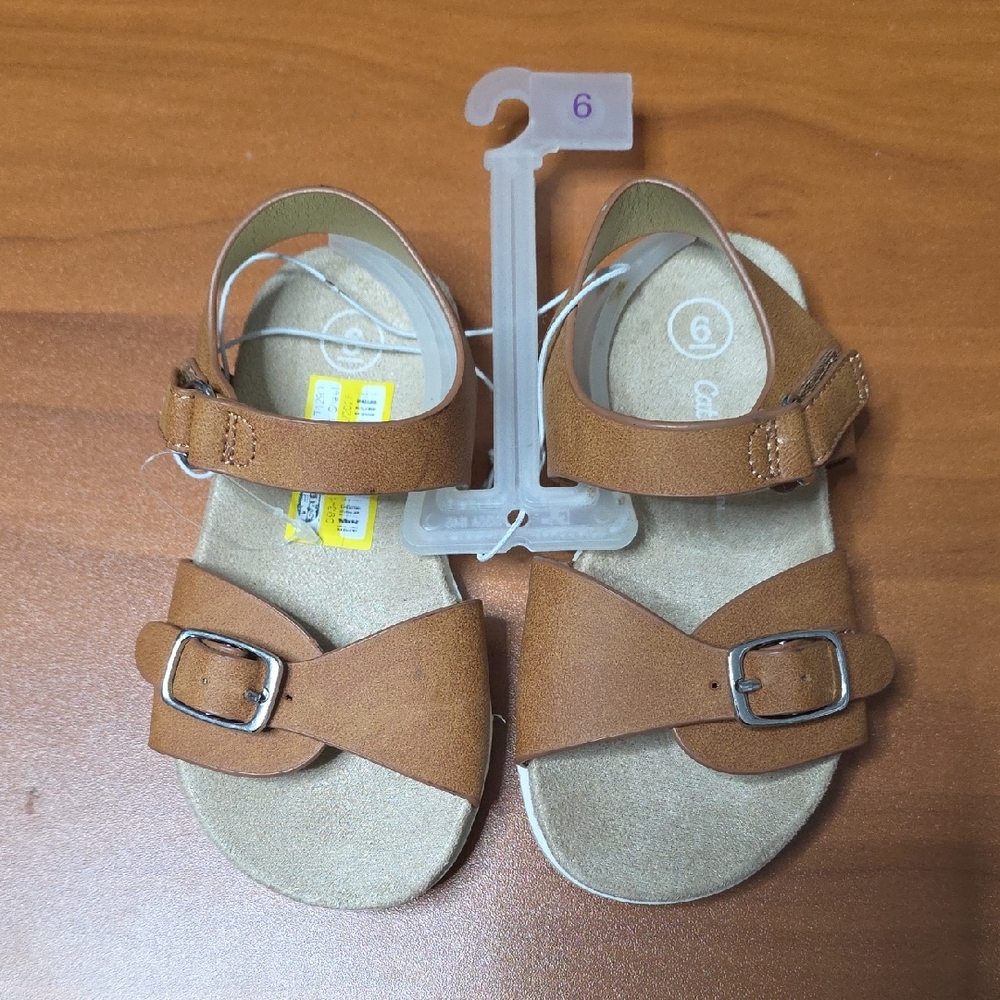 Cat & Jack Tan Kids Sandals